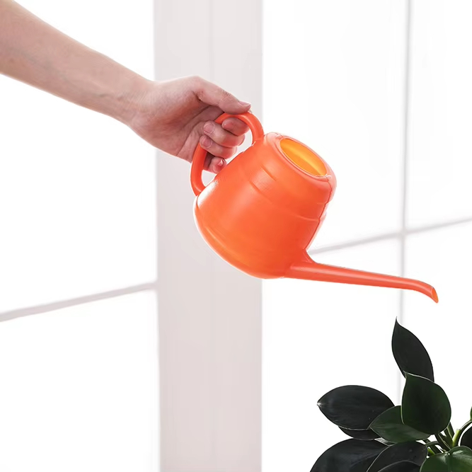 0.9L Mini Plastic Watering Can with Lengthy Spout - Ideally suited for Outside Backyard Plant Care