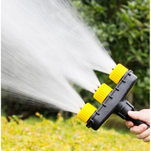 Inexpensive Plastic 3-Method Splitter Sprinkler Head for Backyard Irrigation – Atomizer Nozzle for Farming