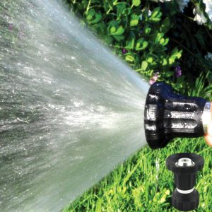 Aluminum Twist Spray Hose Nozzle for Garden and Backyard Irrigation, Residence Cleansing, and Hearth-Preventing Use