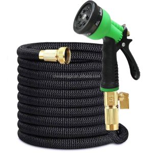 Premium 50FT and 100FT Versatile Expandable Backyard Hose with Brass Fittings